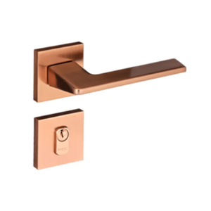 Fechadura Pado Sara Rq2 502 - 55 Externa Roseta Quadrada Cobre Escovado