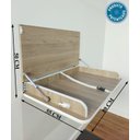 Ver imagem 3 de Fraldário Trocador de Fraldas Amadeirado Berçário Escolas