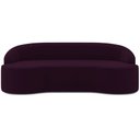 Ver imagem 3 de Sofá 4 Lugares Curvo Sala de Estar Living Lótus D02 Veludo Roxo 280 cm C-292 - Lyam Lyam Decor