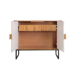 Buffet Winner - Madeira Maciça com Gavetas em Mdf Frisado e 2 Portas - Távoli Decor - 4