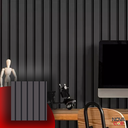 Ver imagem 2 de Papel de Parede Lavável Madeira Ripado Cinza Autocolante