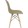 Kit 7 Cadeiras Charles Eames Eiffel Wood Design Bege - 4