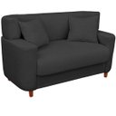 Ver imagem 3 de Sofá Luxo para Recepção Empresa Tecido Boucle:boucle Preto