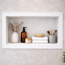 Ver imagem 1 de Nicho de Imbuir 60x40x10 Suporte para Shampoo Nicho Banheiro:branco