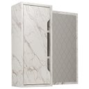 Ver imagem 1 de Espelheira para Banheiro 60 Cm 1 Porta Bn3648 Marmore Branco Tecno Mobili
