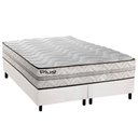 Ver imagem 1 de Cama Box King: Colchão Espuma D33 Paropas Pasquale Plus + Base Crc Corano White (193x203)