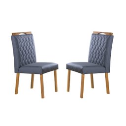 Sala de Jantar com Vidro 6 Cadeiras 2,0x1,0m - Amsterdã - Art Salas - 2