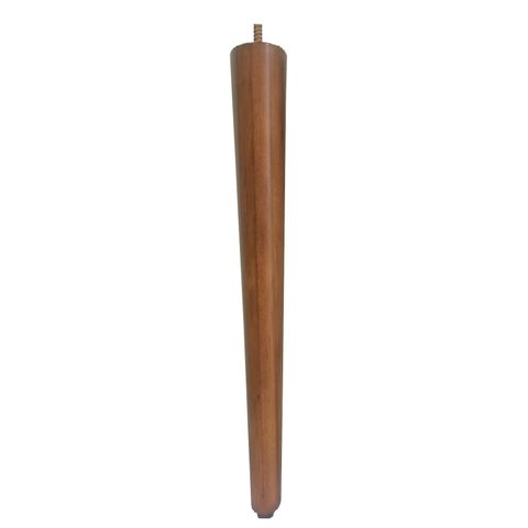 Pé Palito 75cm Amendoa Marrom Claro com Parafuso 5/16
