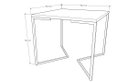 Ver imagem 4 de Mesa Industrial Base Ferro Cobre em V Tampo 90x90 Branco 4 Cadeiras Eames Madeira Assento Branco