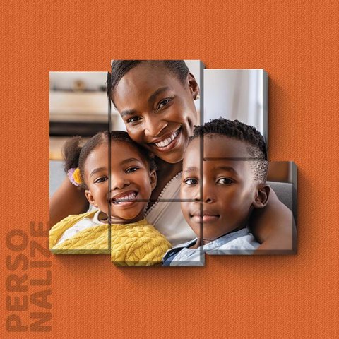 Mamãe Mosaico - Quadros ou Placas Modulares com 5 Peças