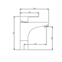 Ver imagem 2 de Misturador Monocomando para Lavatório Mesa Bica Média Led Dourado Escovado - Perflex