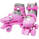 Ver imagem 2 de Patins Infantil Clássico Quad 4 Rodas Roller de Rua Feminino Rosa Importway BW-016-R - 40