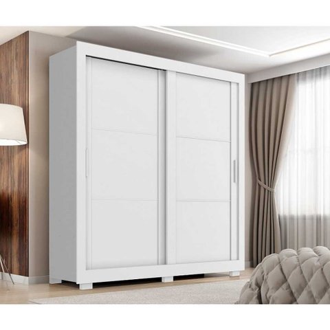 Guarda Roupa Titanium 2 Portas de correr 4 Gavetas