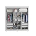 Ver imagem 3 de Guarda Roupa Titanium 2 Portas de correr 4 Gavetas
