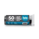 Ver imagem 2 de Saco de Lixo Plástico Preto 50 Litros Rolo com 15 unidades - Tote, Tamanho: 50 Litros