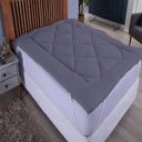 Ver imagem 1 de Pillow Top Extra Macio para Colchão King Size de 1,93 X 2,03 até 0,50cm de Altura. Cor Cinza