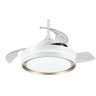 Plafon Ventilador de Teto Retrátil Led Breeze Home Branco + Dourado 30w - 1