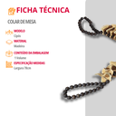 Ver imagem 6 de Colar de Mesa Decorativo Cipós 78 Cm Moderna Mobília