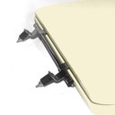 Ver imagem 4 de Assento Sanitário Poliéster para Louça Vogue Plus (deca) Aço (reb. Oculto) Creme