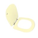 Ver imagem 2 de Assento Sanitário Poliéster para Louça Vogue Plus (deca) Aço (reb. Oculto) Creme