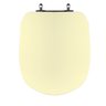 Assento Sanitário Poliéster para Louça Vogue Plus (deca) Aço (reb. Oculto) Creme - 1