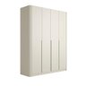 Guarda Roupa Casal 190cm com 4 Portas de Abrir 100% Mdf Cor:luna - 1