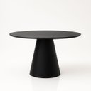 Ver imagem 1 de Mesa de Jantar Cone Redonda 80 Cm Ebano