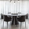 Mesa de Jantar Cone Redonda 80 Cm Ebano - 3