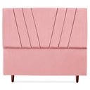 Ver imagem 5 de Cabeceira Casal 140 Cm com Frame Belgica Suede Rosa Artte