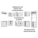 Ver imagem 5 de Armário de Cozinha Completa de Canto 499cm Branco Stella Madesa 01