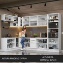 Ver imagem 6 de Armário de Cozinha Completa de Canto 499cm Branco Stella Madesa 01