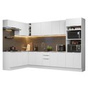 Ver imagem 3 de Armário de Cozinha Completa de Canto 499cm Branco Stella Madesa 01