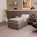 Ver imagem 7 de Cama Box Baú Solteiro + Colchão D33 One Face - Suede Cinza - e-Shop Casa