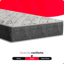 Ver imagem 4 de Cama Box Baú Solteiro + Colchão D33 One Face - Suede Cinza - e-Shop Casa