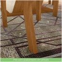 Ver imagem 2 de Conjunto Sala De Jantar Mesa 120cm 4 Cadeiras Juanita Casa 812 Nature Off White E Linho