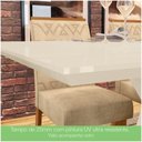 Ver mais imagens de Conjunto Sala De Jantar Mesa 120cm 4 Cadeiras Juanita Casa 812 Nature Off White E Linho