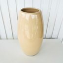 Ver imagem 3 de Vaso médio na cor bege claro liso centro de mesa moderno