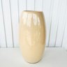 Vaso médio na cor bege claro liso centro de mesa moderno - 4