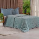Ver imagem 3 de Edredom Casal Plush Sense Dupla Face 100% Poliéster 210x230cm Tessi Azul Mineral