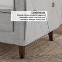 Ver imagem 6 de Sofá Living 3 Lugares com Pés em Madeira Maciça 210cm Sololá Yescasa