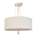 Ver imagem 1 de Lustre Pendente Com Cristal Cúpula Branco 40x15 2E27