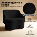 Ver imagem 5 de Namoradeira 2 Lugares Orgânica Decorativa Elegante Estofada Redonda Design Moderno Sala Estar