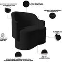 Ver imagem 7 de Namoradeira 2 Lugares Orgânica Decorativa Elegante Estofada Redonda Design Moderno Sala Estar