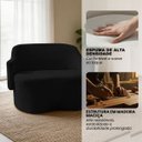 Ver imagem 6 de Namoradeira 2 Lugares Orgânica Decorativa Elegante Estofada Redonda Design Moderno Sala Estar