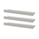 Ver imagem 2 de Kit 3 Prateleiras Porta Quadros 100 X 15cm Branca Suporte Invisível
