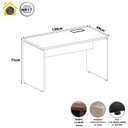 Ver imagem 3 de Plataforma Trabalho 120cm X 60cm 1 Cx de Tomada Pé Painel F5 Cor:preto