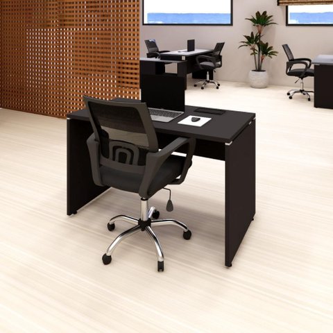 Plataforma Trabalho 120cm X 60cm 1 Cx de Tomada Pé Painel F5 Cor:preto