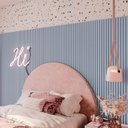 Ver imagem 1 de Painel Meu Rodape 10x1 Ripado Play Azul Rpdol12 (rolo 2,5m)