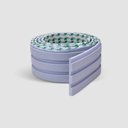 Ver imagem 2 de Painel Meu Rodape 10x1 Ripado Play Azul Rpdol12 (rolo 2,5m)