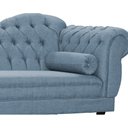 Ver imagem 3 de Recamier Divã Larissa 1,20cm Esquerdo Linho:azul/liso